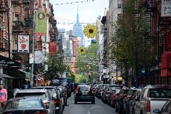08 Looking Up Mulberry Toward The Empire State Building From Grand St In Little Italy New York City.jpg
